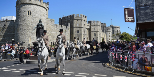 British on the wedding street