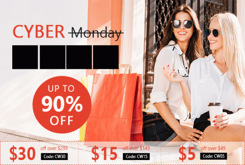 Top Picks Of Cyber Week Sale 2018 90% Off & Extra Coupons