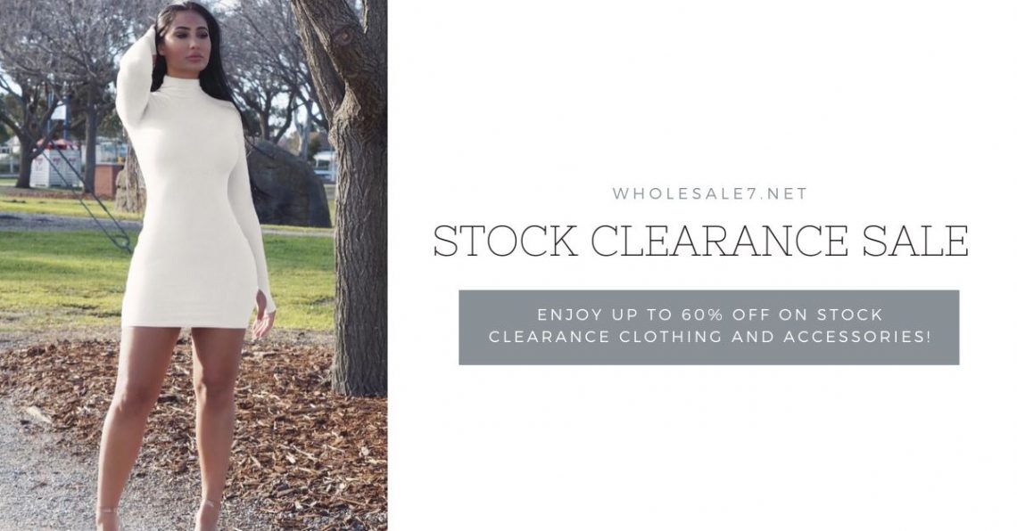 stock clearance sale for clothing shops