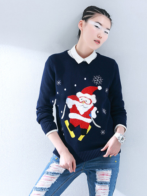 Trendy Winter Casual Women Christmas Sweater