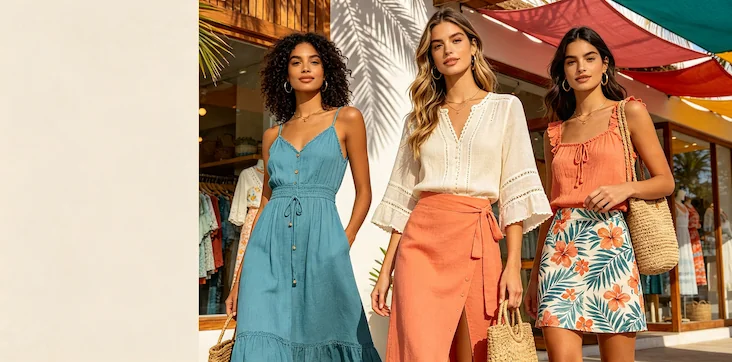 Moda femenina para boutiques del Caribe
