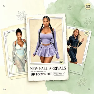 New Fall Arrivals - up to 22% off