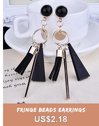Fringe Beads Earrings
